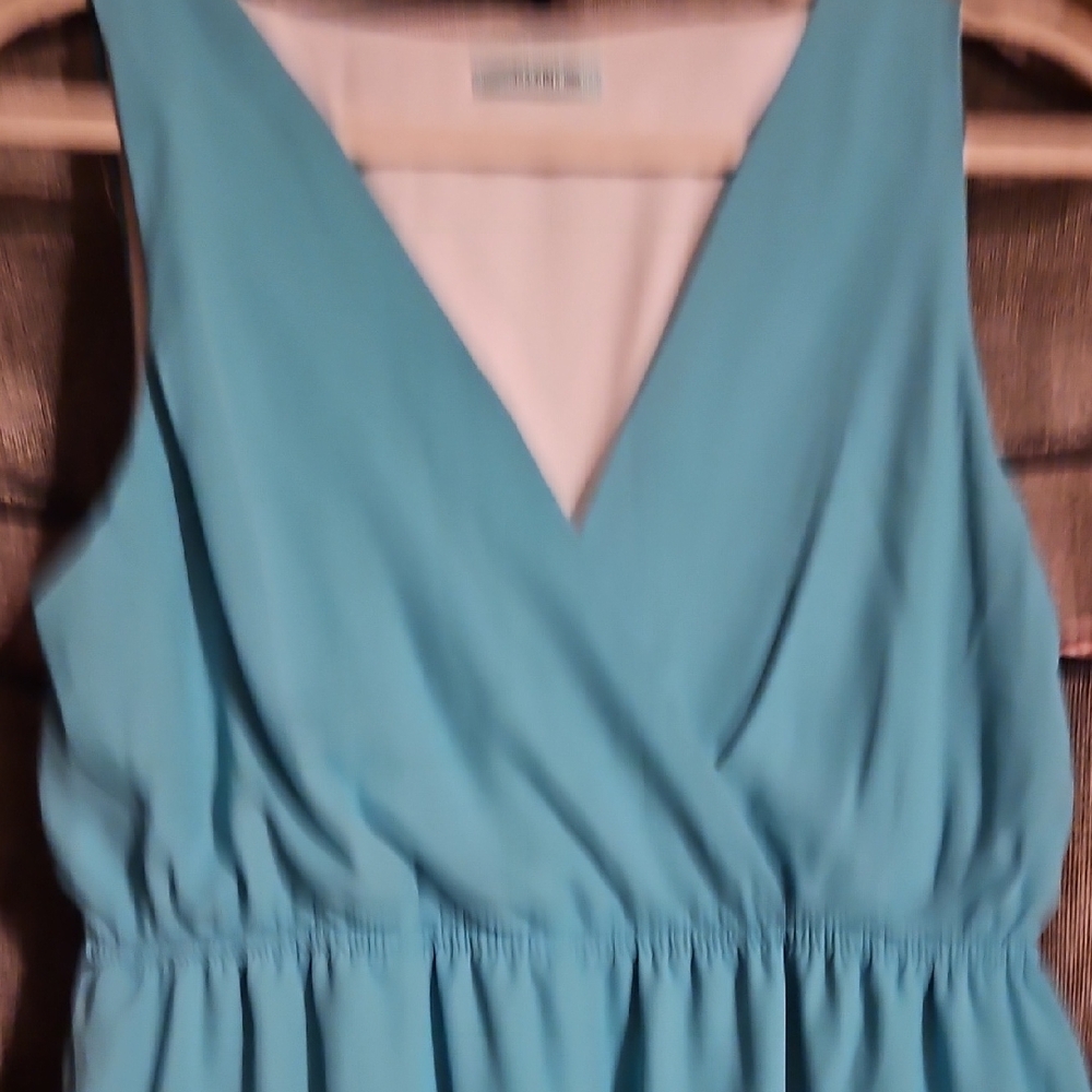 Elegant Blue Midi Dress
